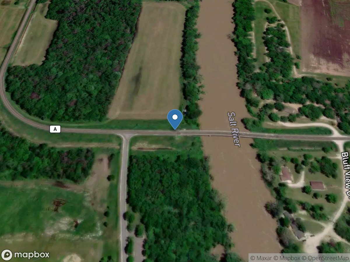 Salt River near Center, MO location