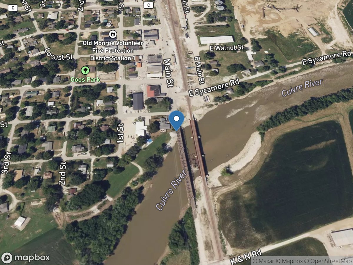 Cuivre River at Old Monroe, MO location