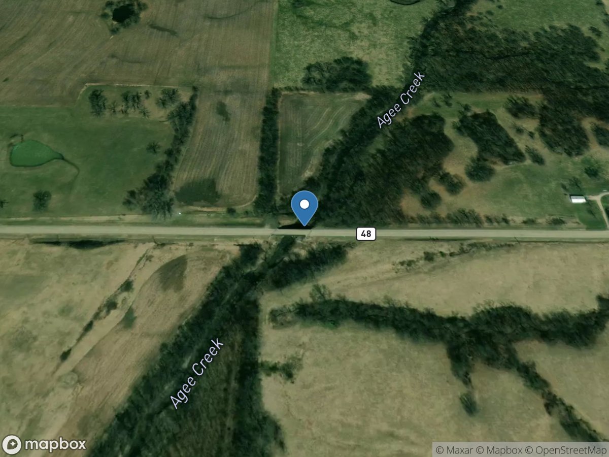 Agee Creek near Savannah, MO location