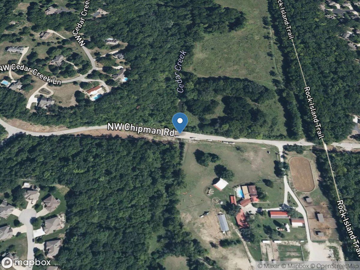 Cedar Creek near Lee's Summit, MO location