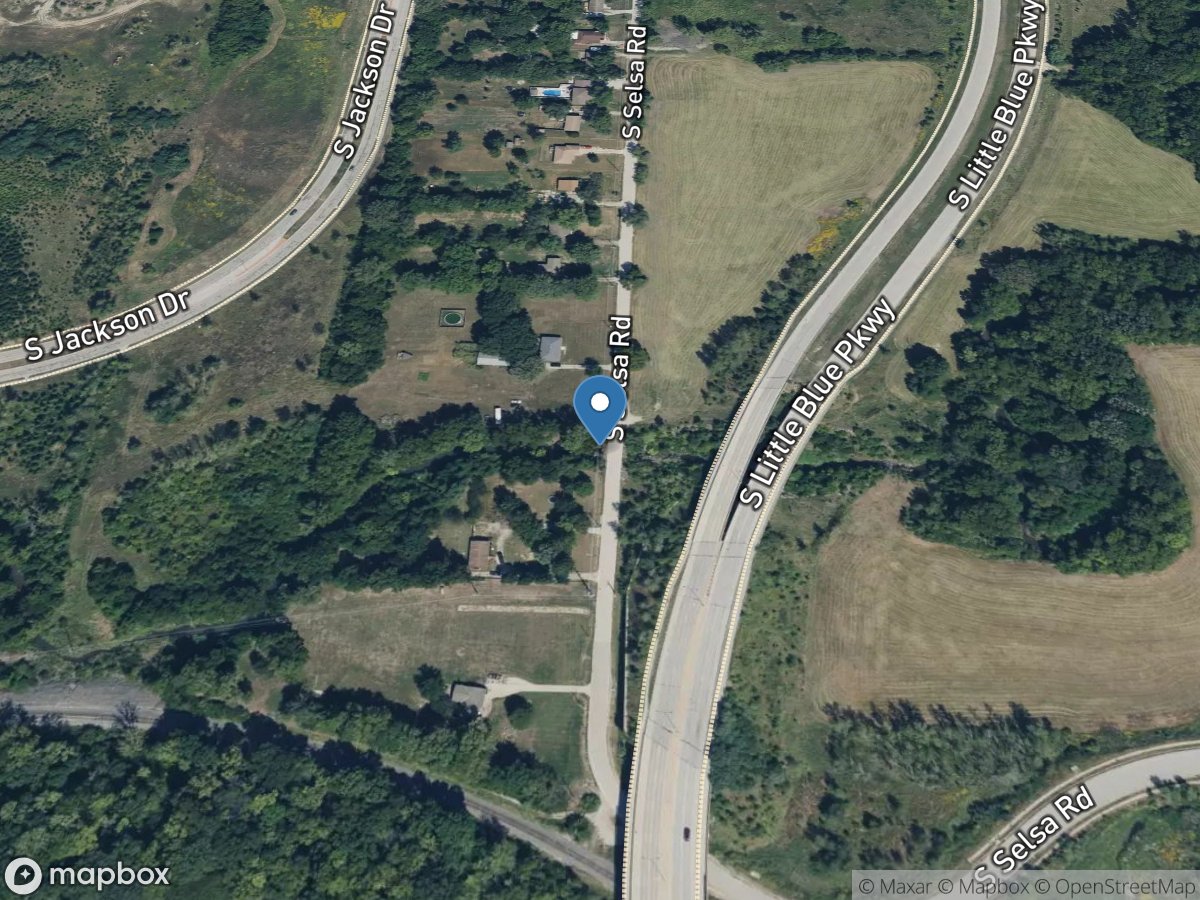 Crackerneck Creek at Selsa Rd. in Independence, MO location