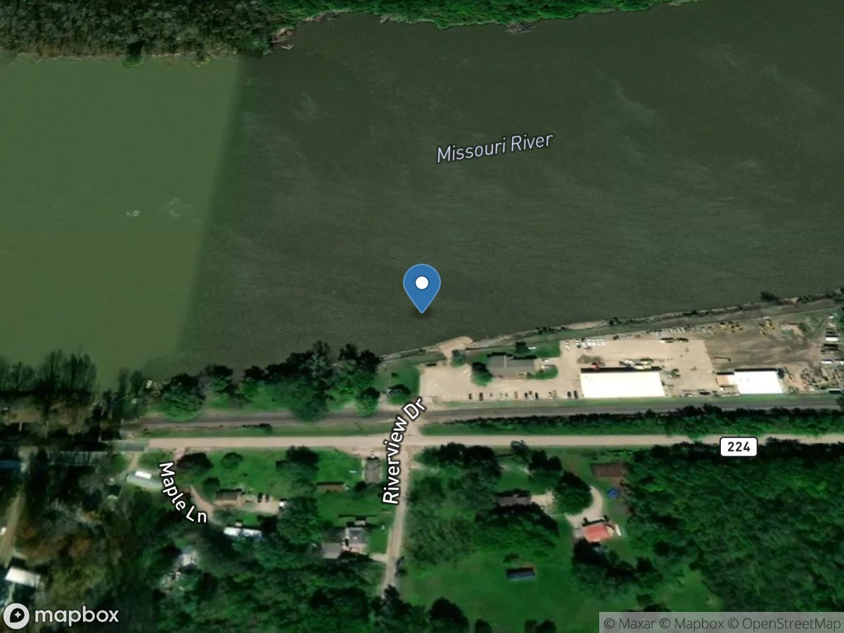 Missouri River at Napoleon, MO location