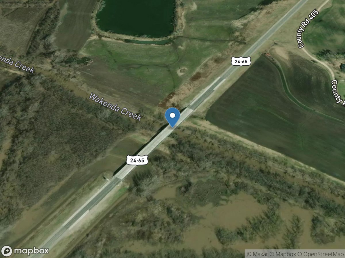 Wakenda Creek at Carrollton, MO location