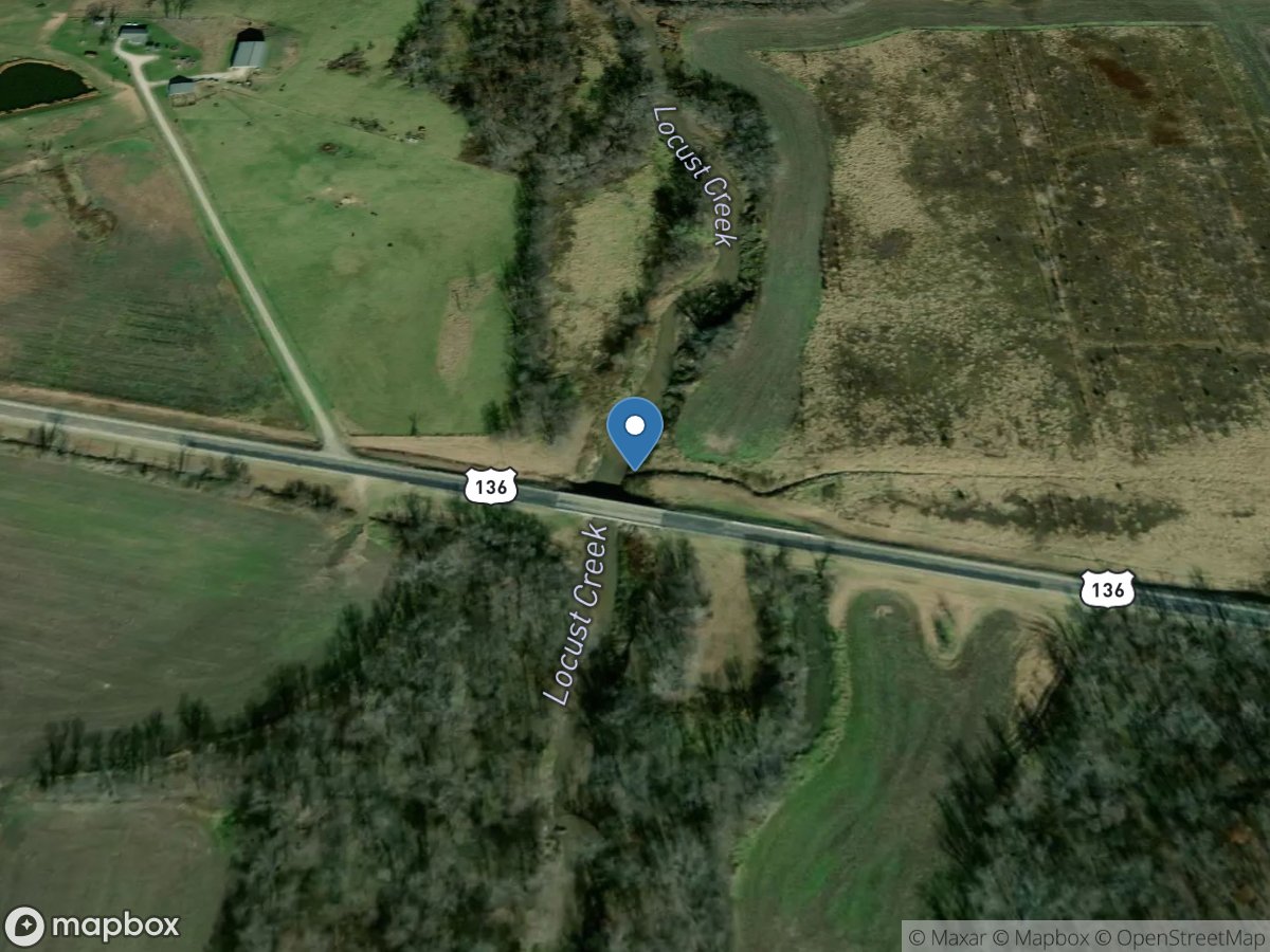 Locust Creek near Unionville, MO location