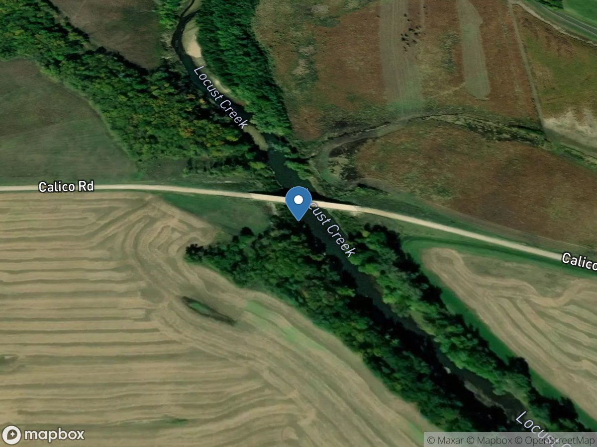 Locust Creek near Linneus, MO location