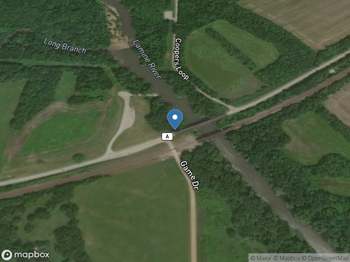 Lamine River near Otterville, MO location