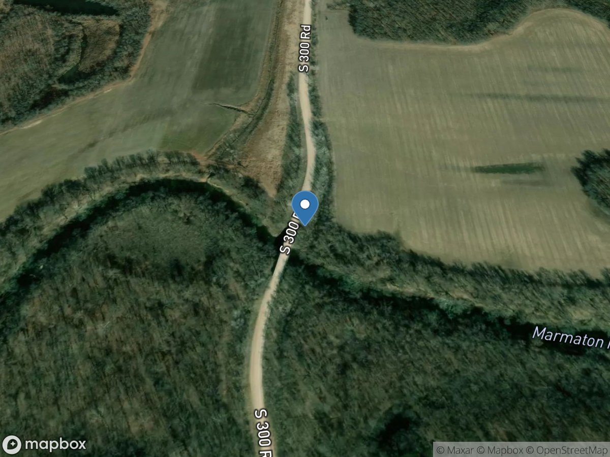 Marmaton River near Richards, MO location