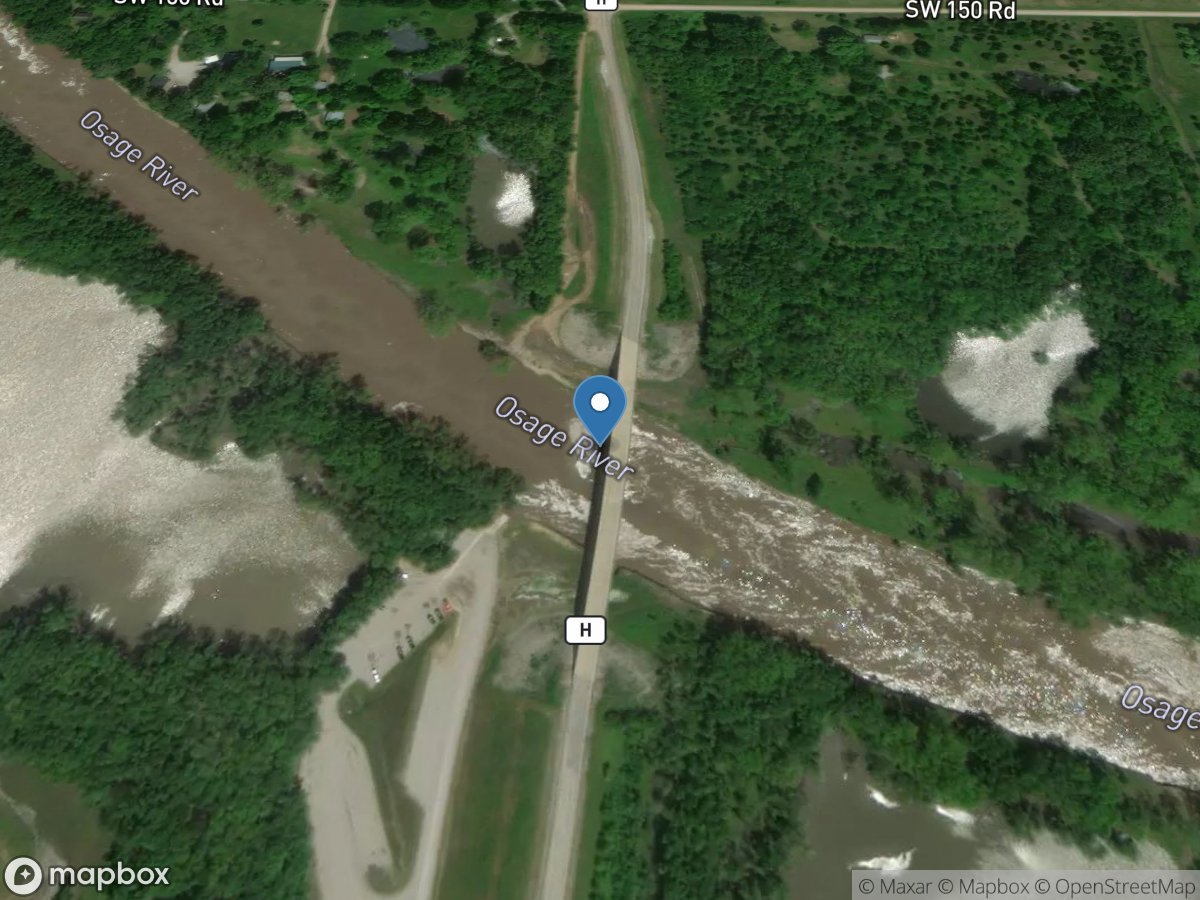 Osage River at Taberville, MO location