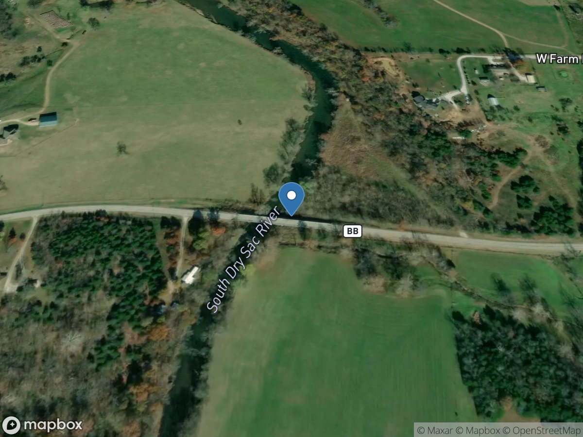 Little Sac River near Walnut Grove, MO location