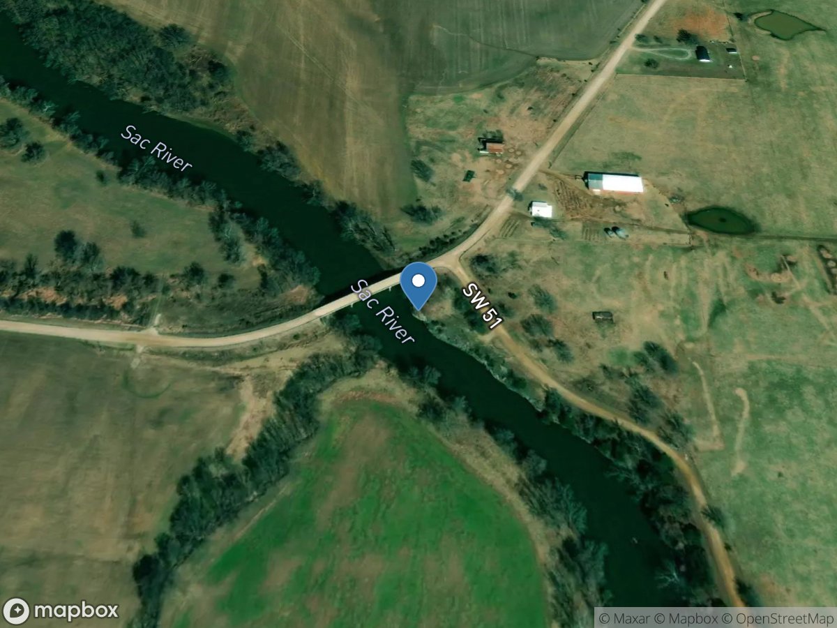 Sac River near Caplinger Mills, MO location