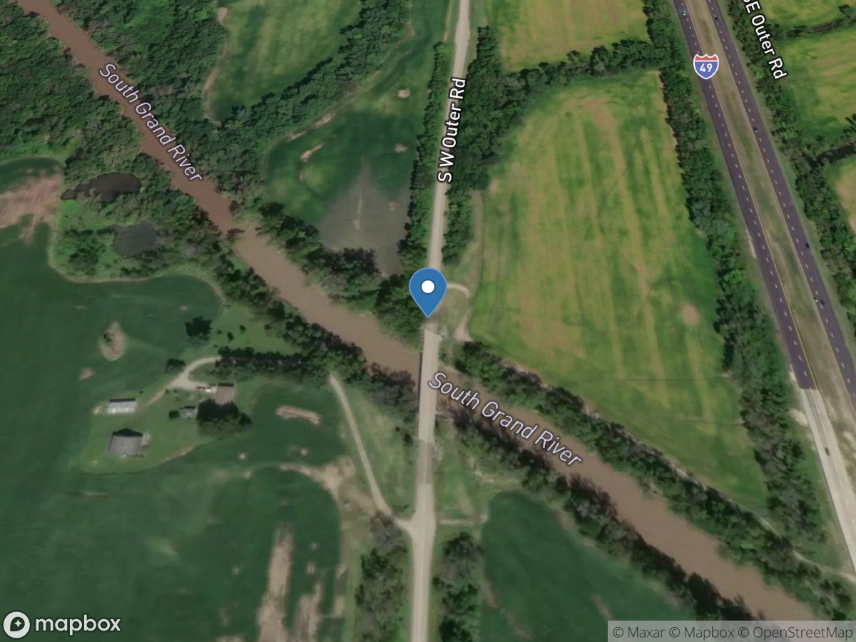 South Grand River at Archie, MO location