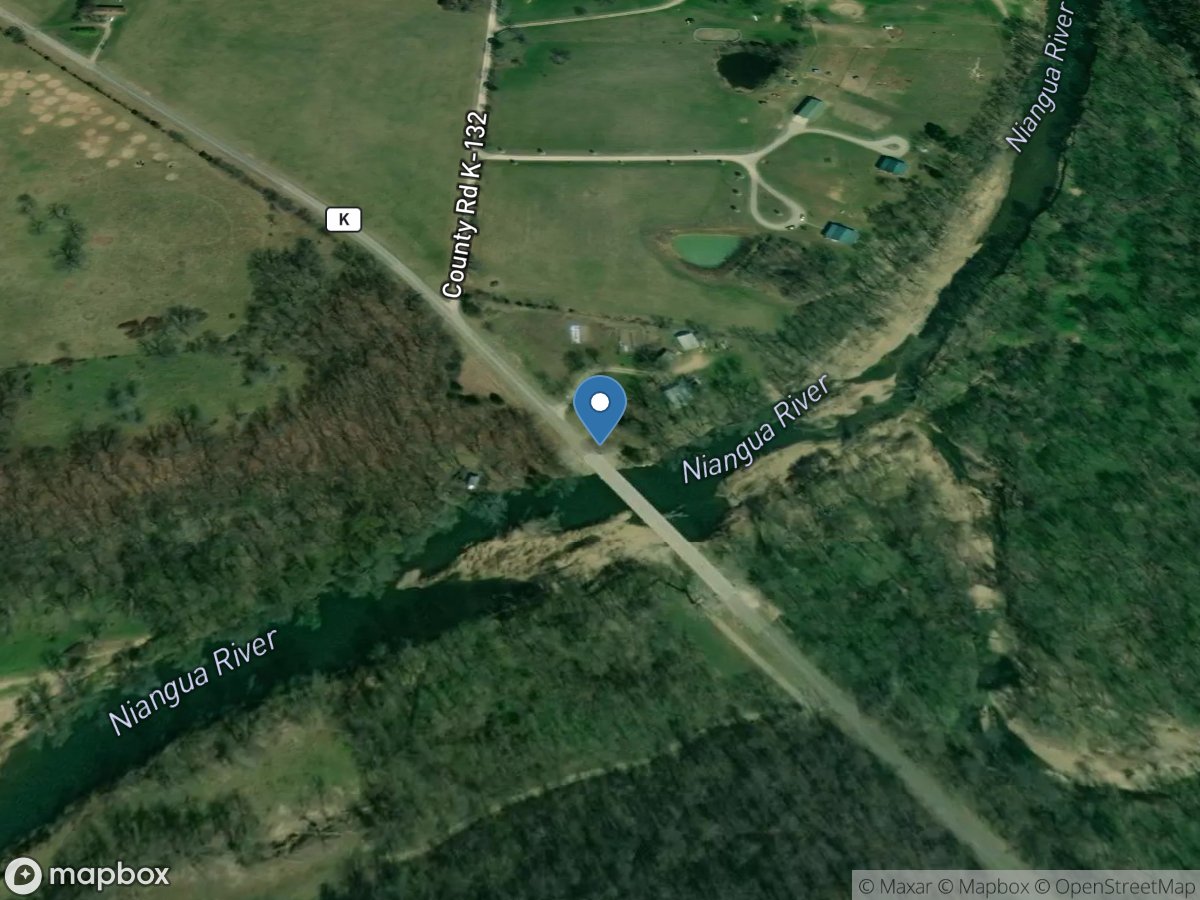 Niangua River at Windyville, MO location