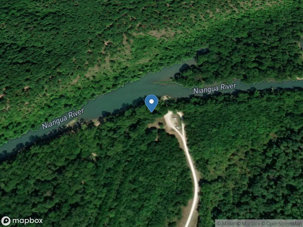 Niangua River ab Lake Niangua near Macks Creek, MO location