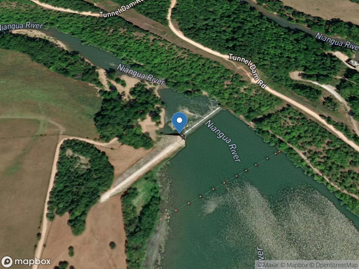 Niangua River at Tunnel Dam near Macks Creek, MO location