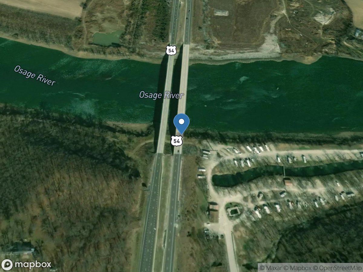 Osage River near Bagnell, MO location