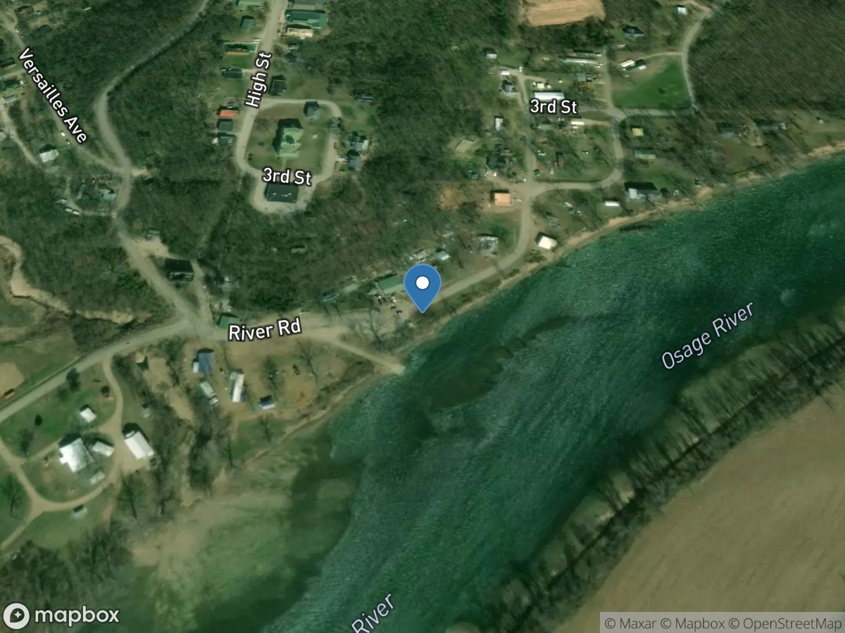 Osage River at Tuscumbia, MO location