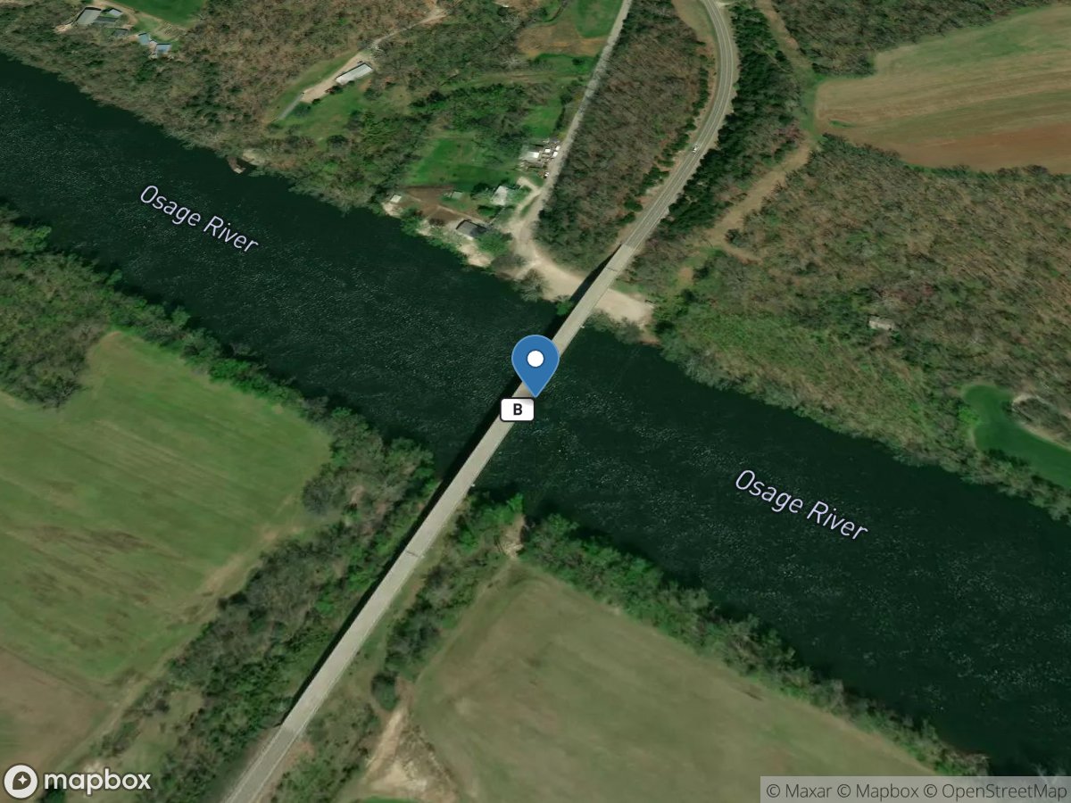 Osage River below St. Thomas, MO location