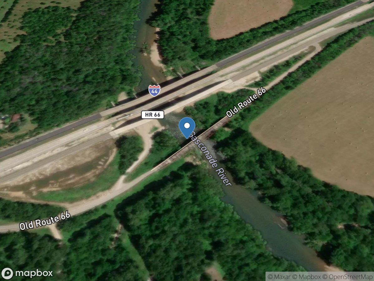 Gasconade River near Hazelgreen, MO location