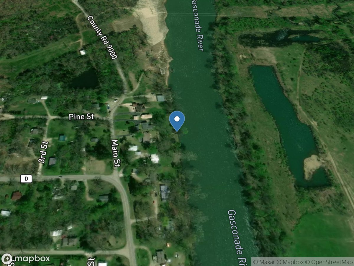 Gasconade River at Jerome, MO location