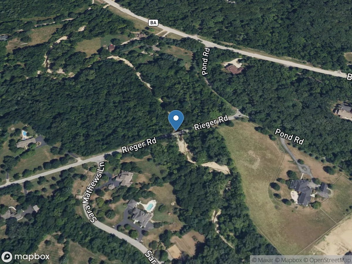 Bonhomme Creek near Ellisville, MO location