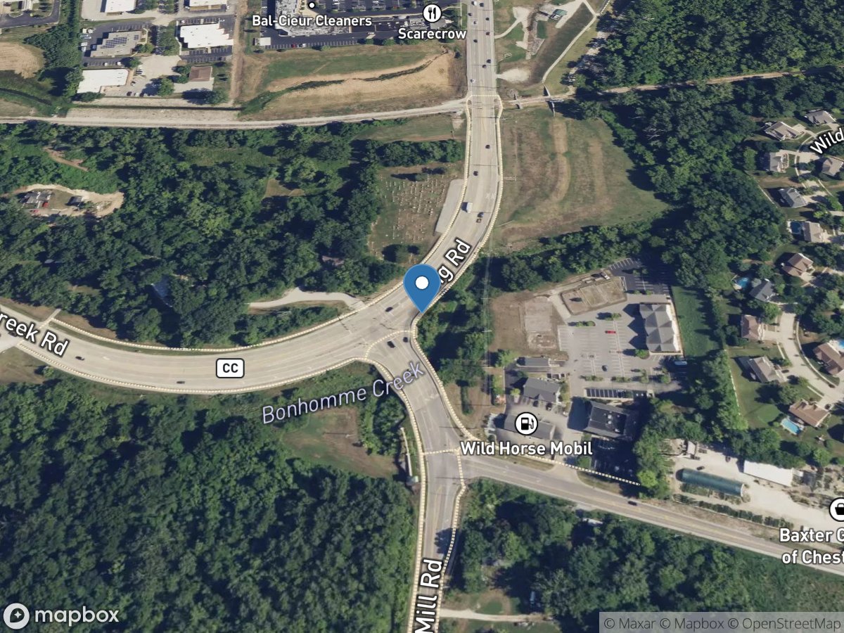 Bonhomme Creek near Clarkson Valley, MO location