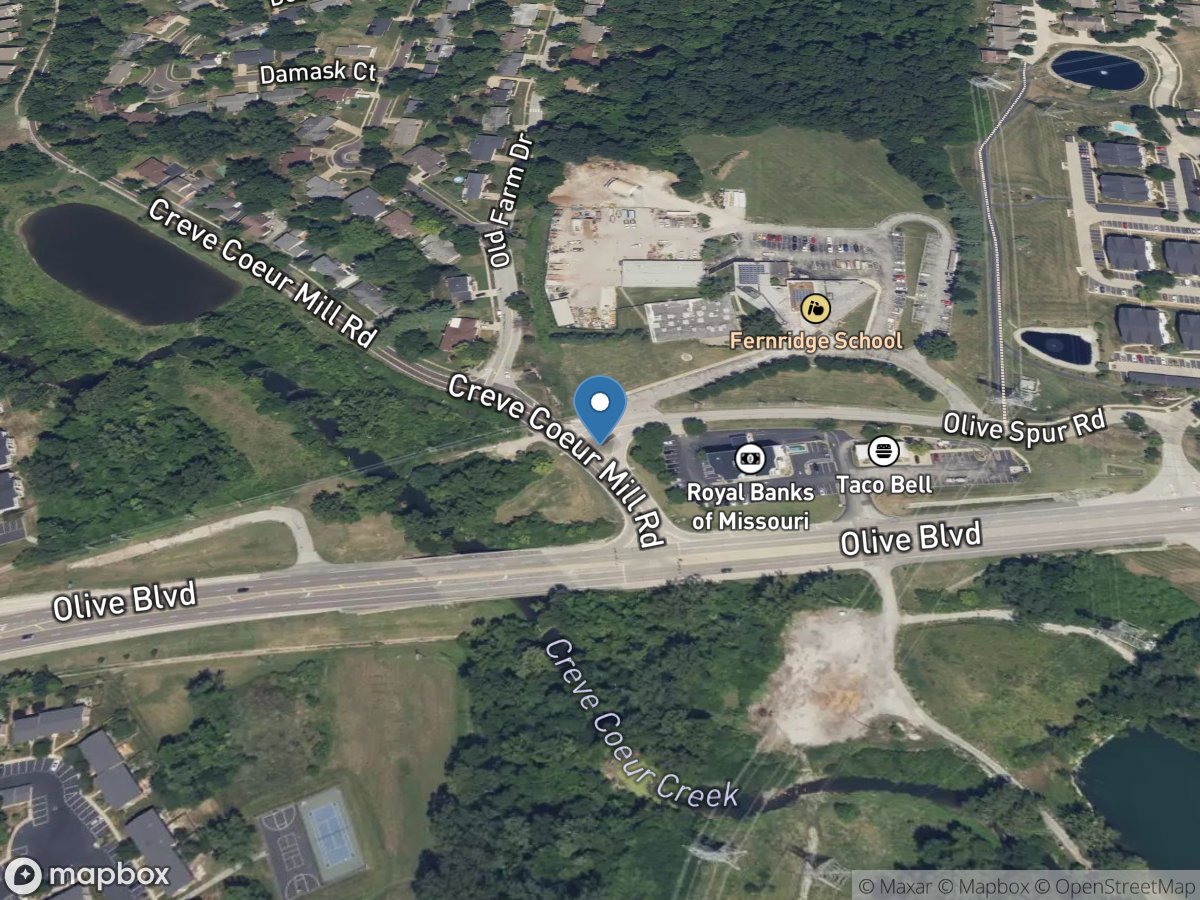 Creve Coeur Creek near Creve Coeur, MO location