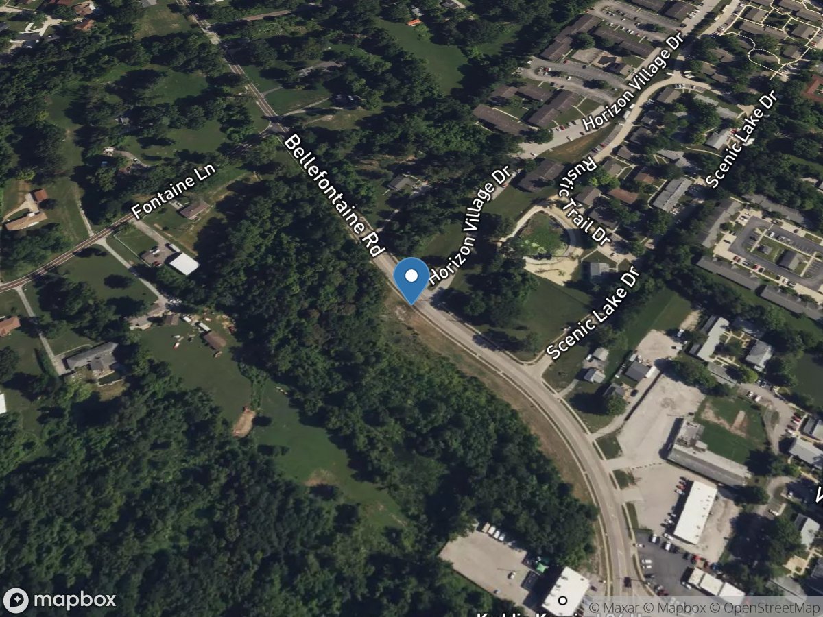 Spanish Lake Trib. near Black Jack, MO location