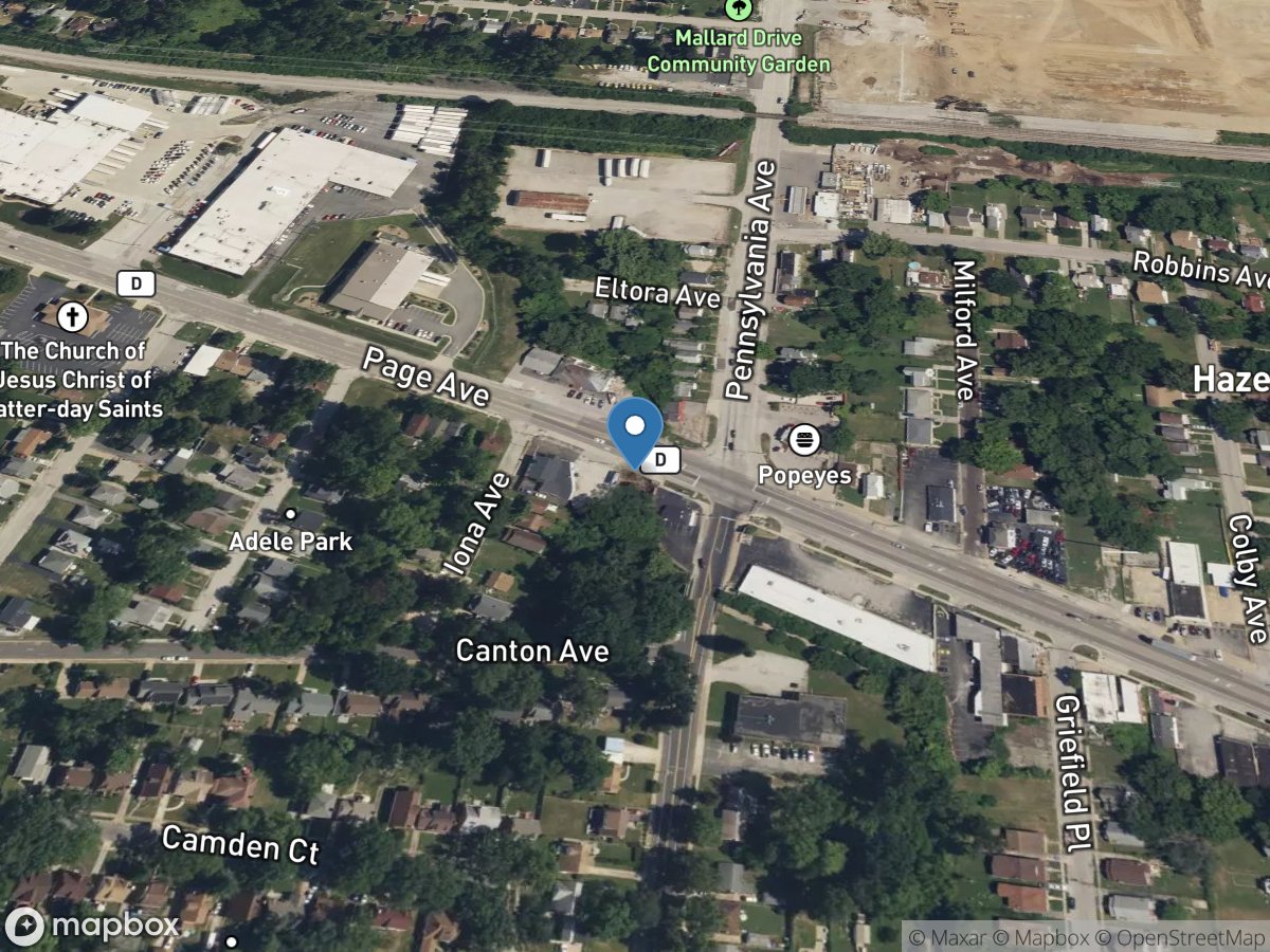 River Des Peres Tributary at Pagedale, MO location