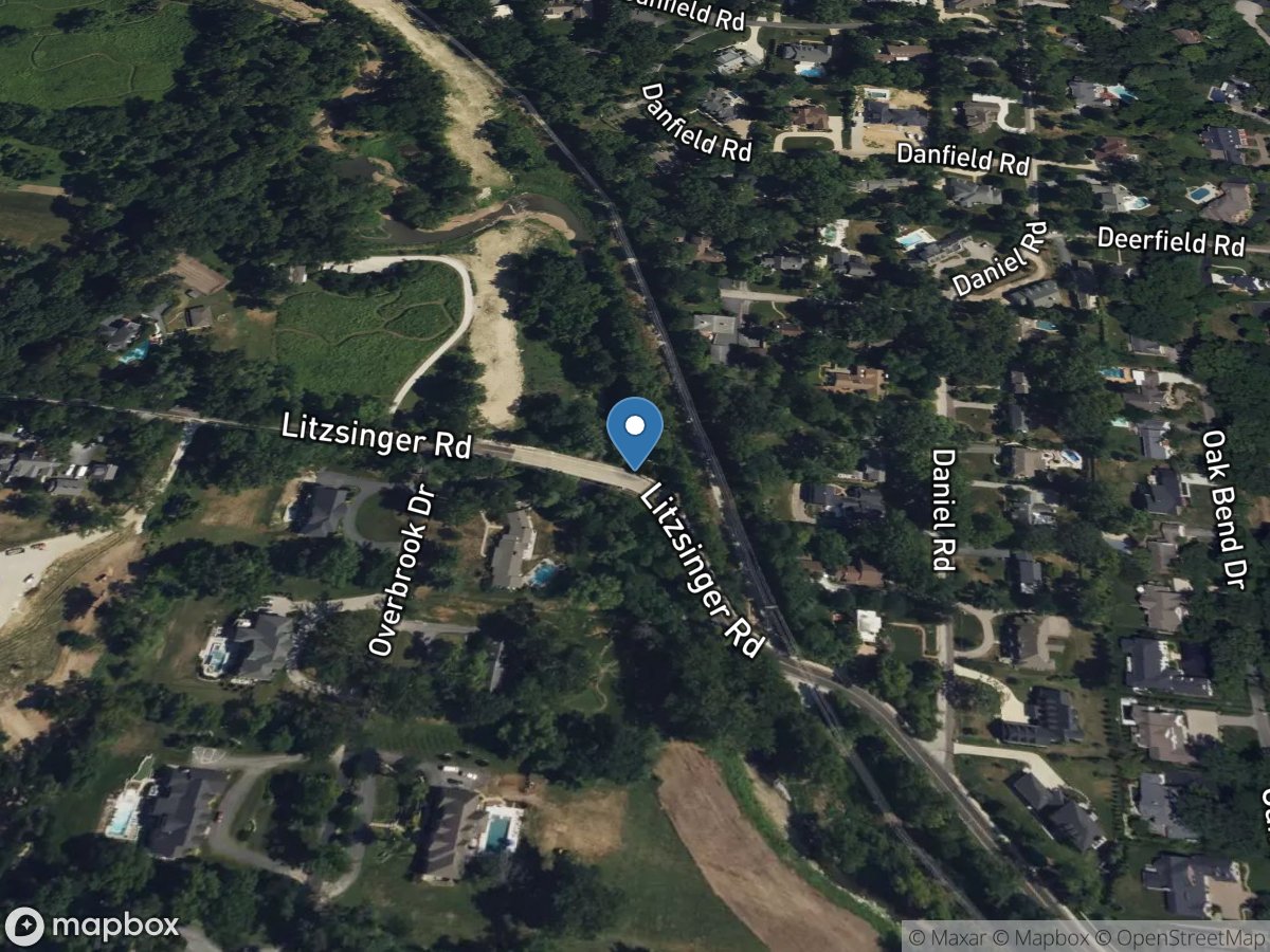 Deer Creek at Litzinger Road at Ladue, MO location