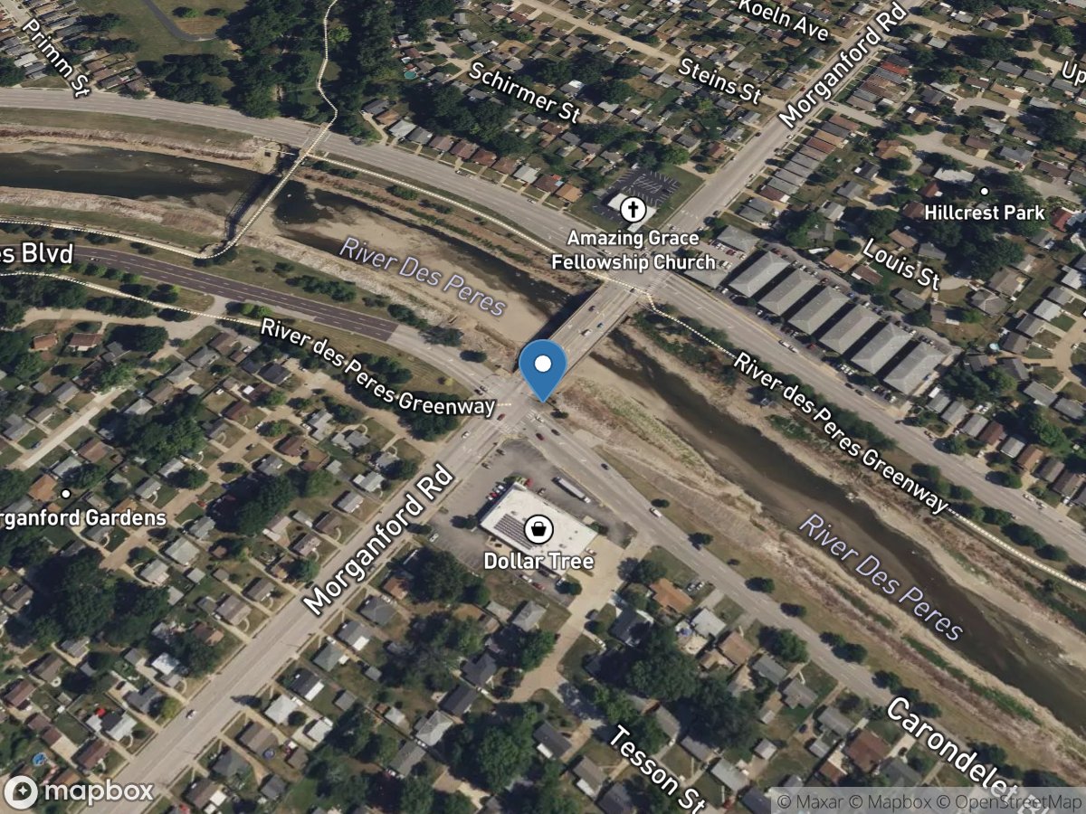 River Des Peres at Saint Louis, MO location