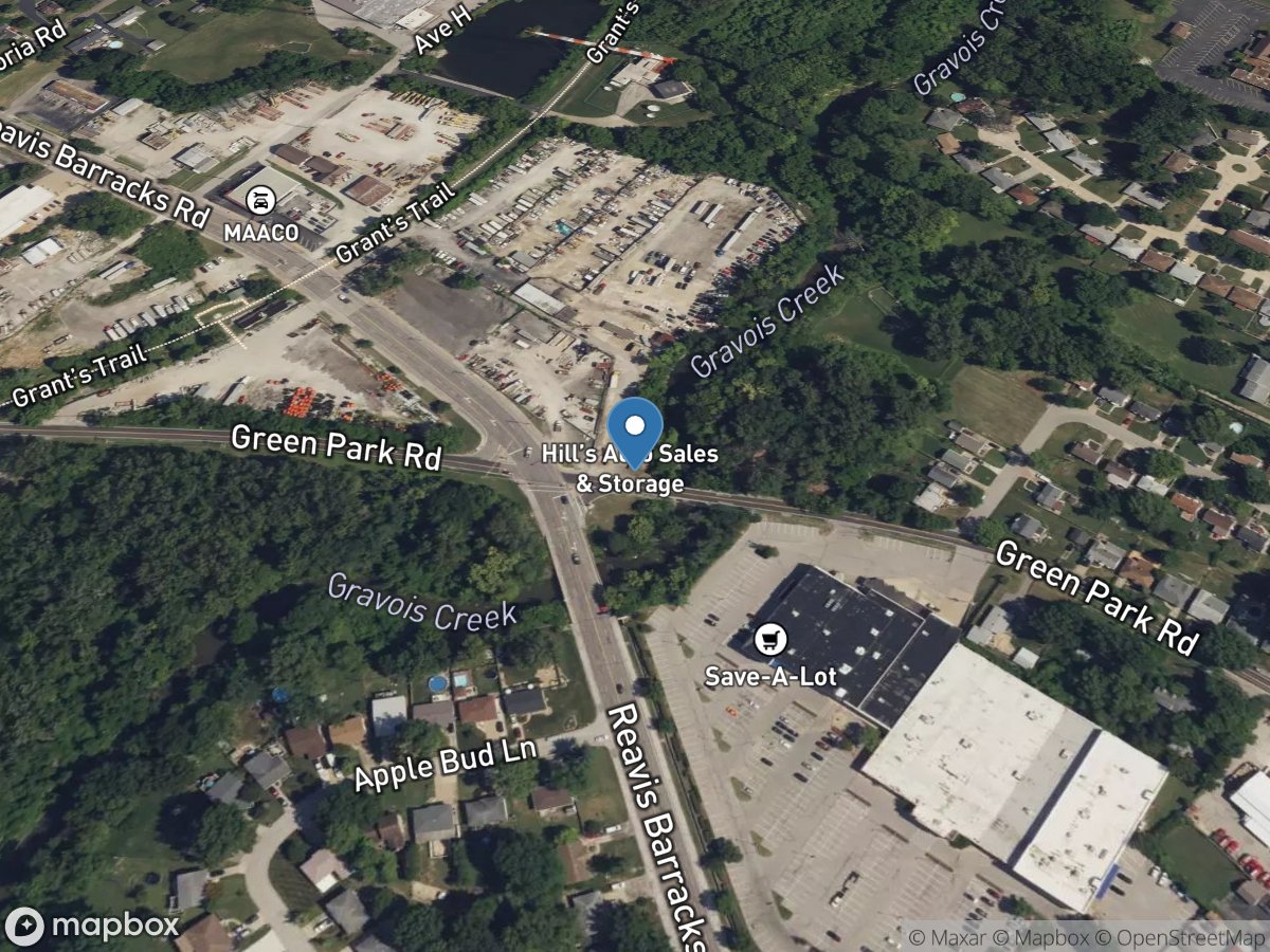 Gravois Creek near Mehlville, MO location