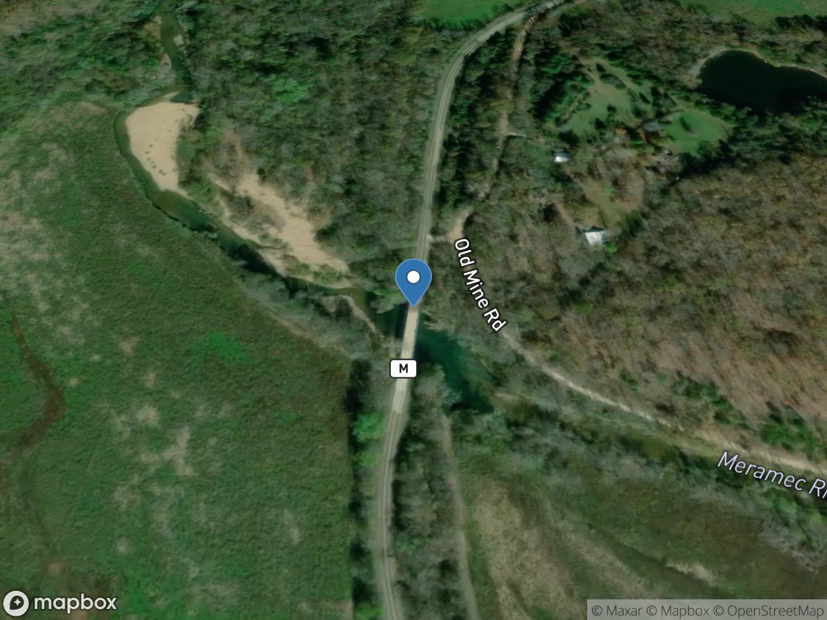 Meramec River at Cook Station, MO location