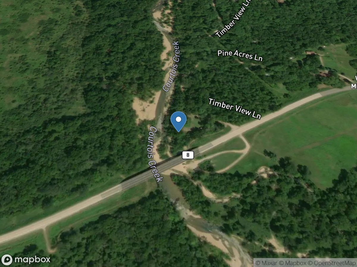 Courtois Creek at Berryman, MO location