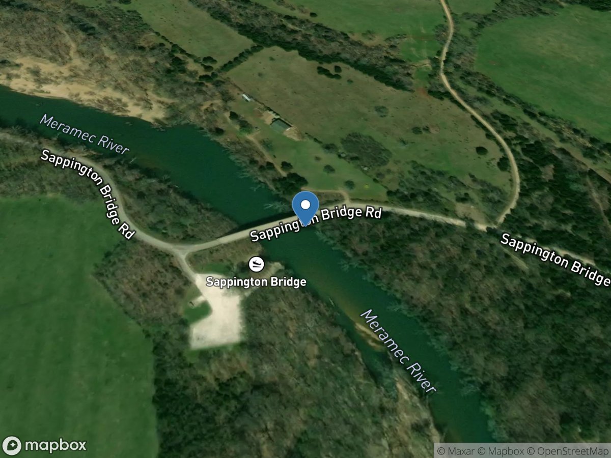 Meramec River near Sullivan, MO location