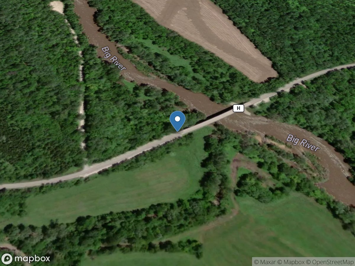 Big River near Richwoods, MO location