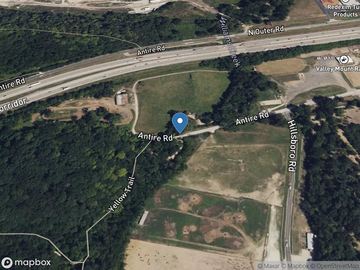 Williams Creek near Peerless Park, MO location