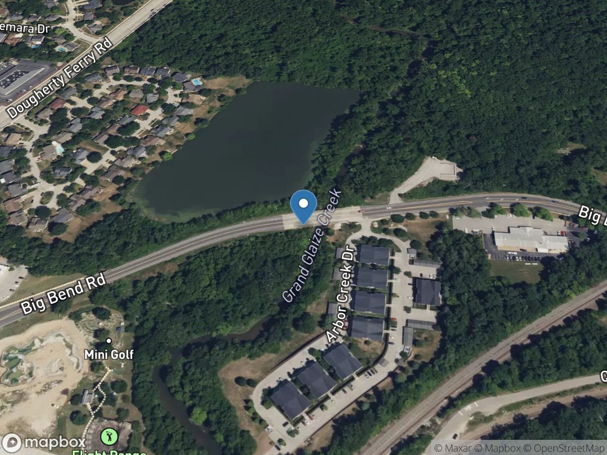 Grand Glaize Creek near Valley Park, MO location