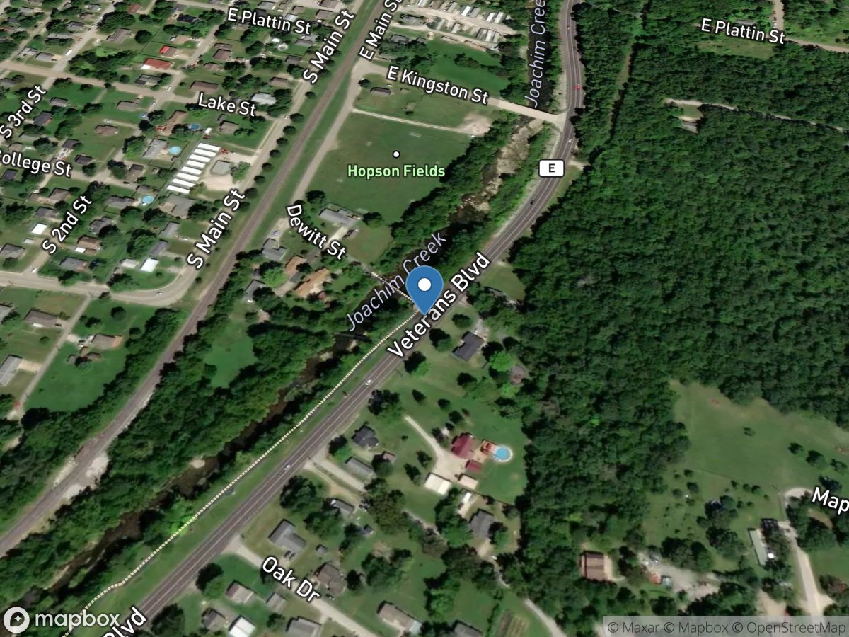 Joachim Creek at De Soto, MO location