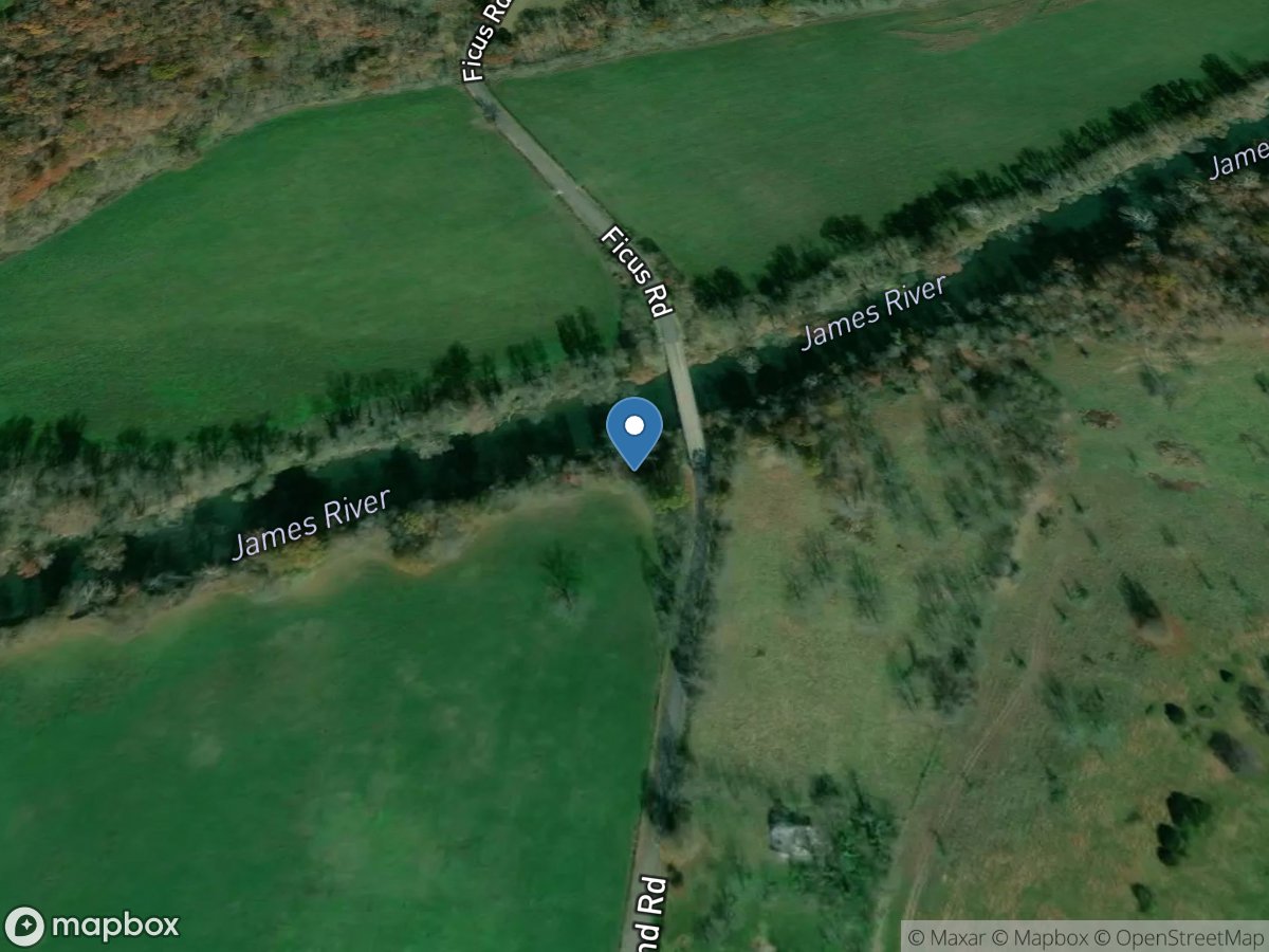 James River near Boaz, MO location