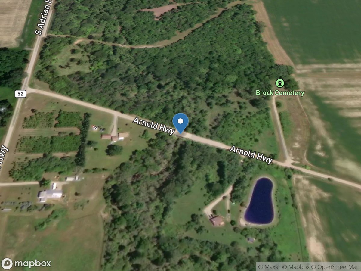 Nile Ditch at Arnold Highway near Jasper, MI location