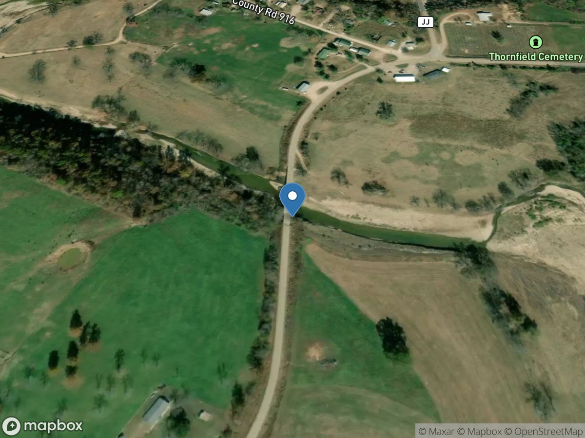 Little North Fork River at Thornfield, MO location