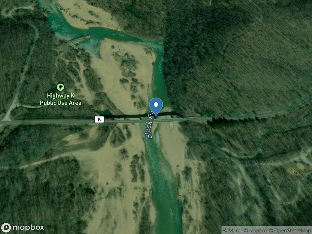 Black River below Annapolis, MO location