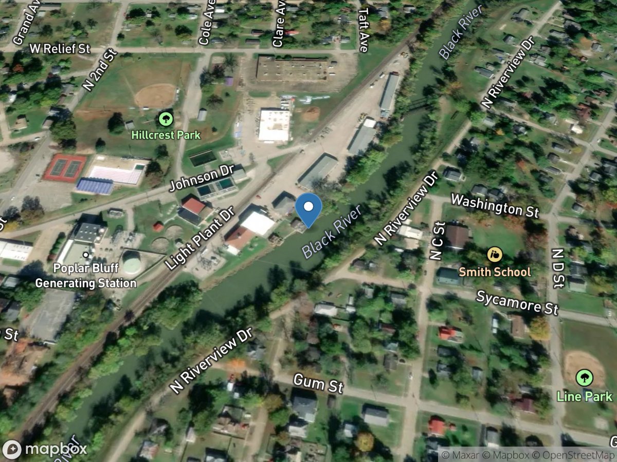 Black River at Poplar Bluff, MO location