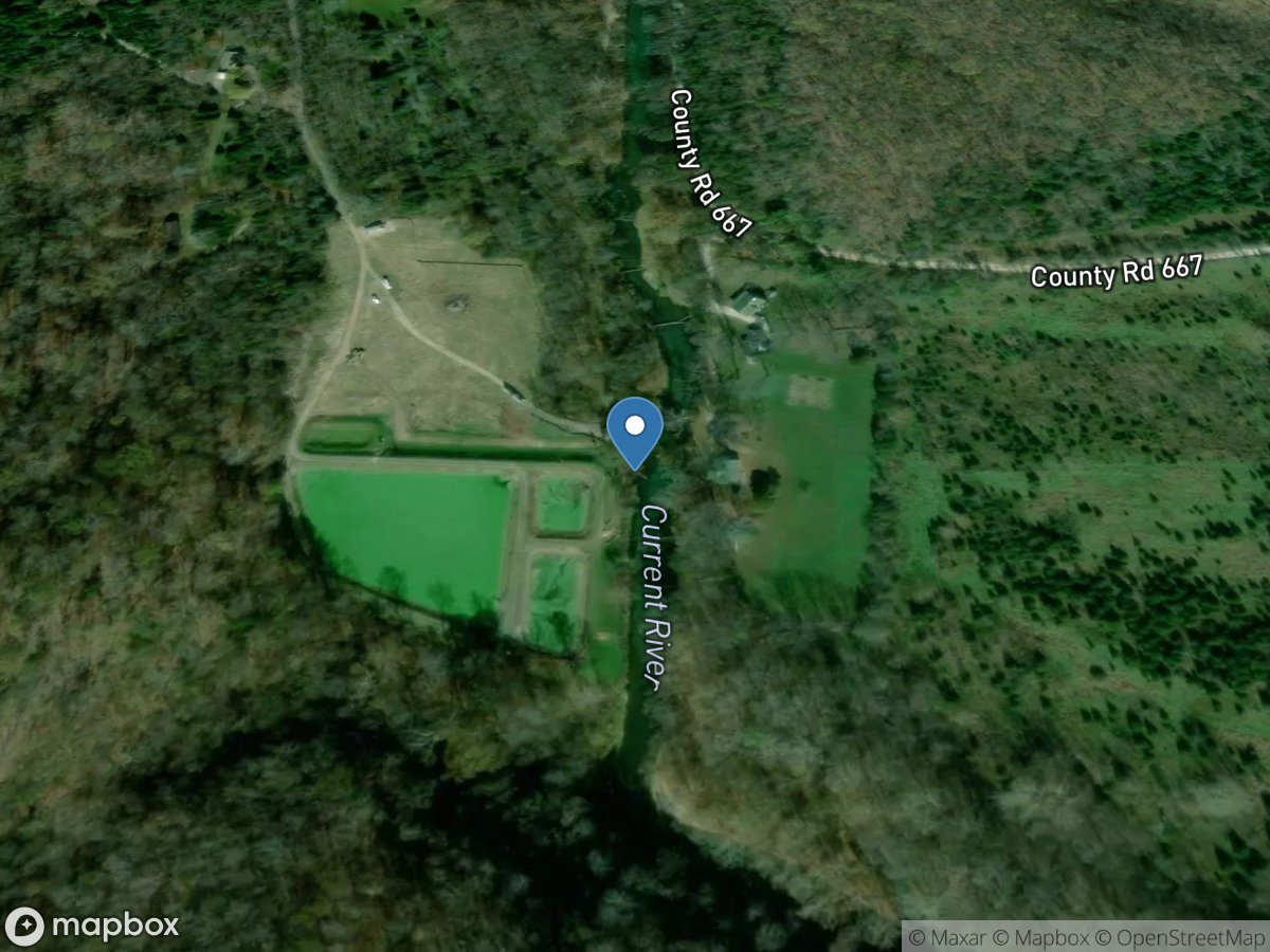 Current River at Montauk State Park, MO location