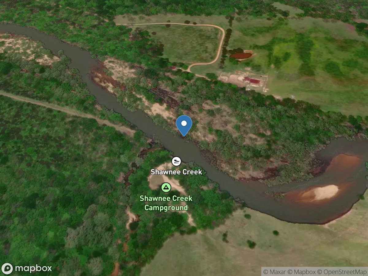 Jacks Fork above Two River, MO location