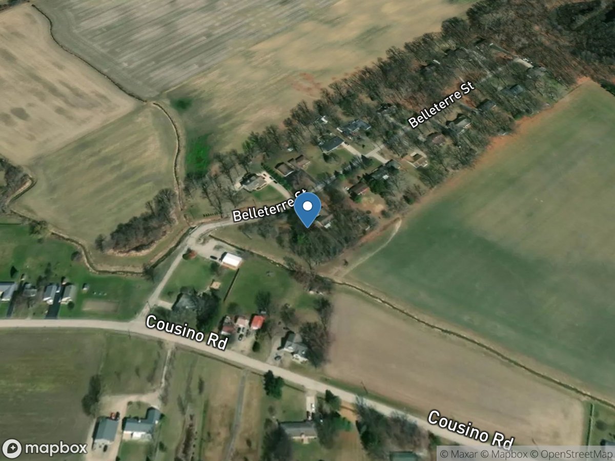 Muddy Creek at Belleterre Road near Erie, MI location