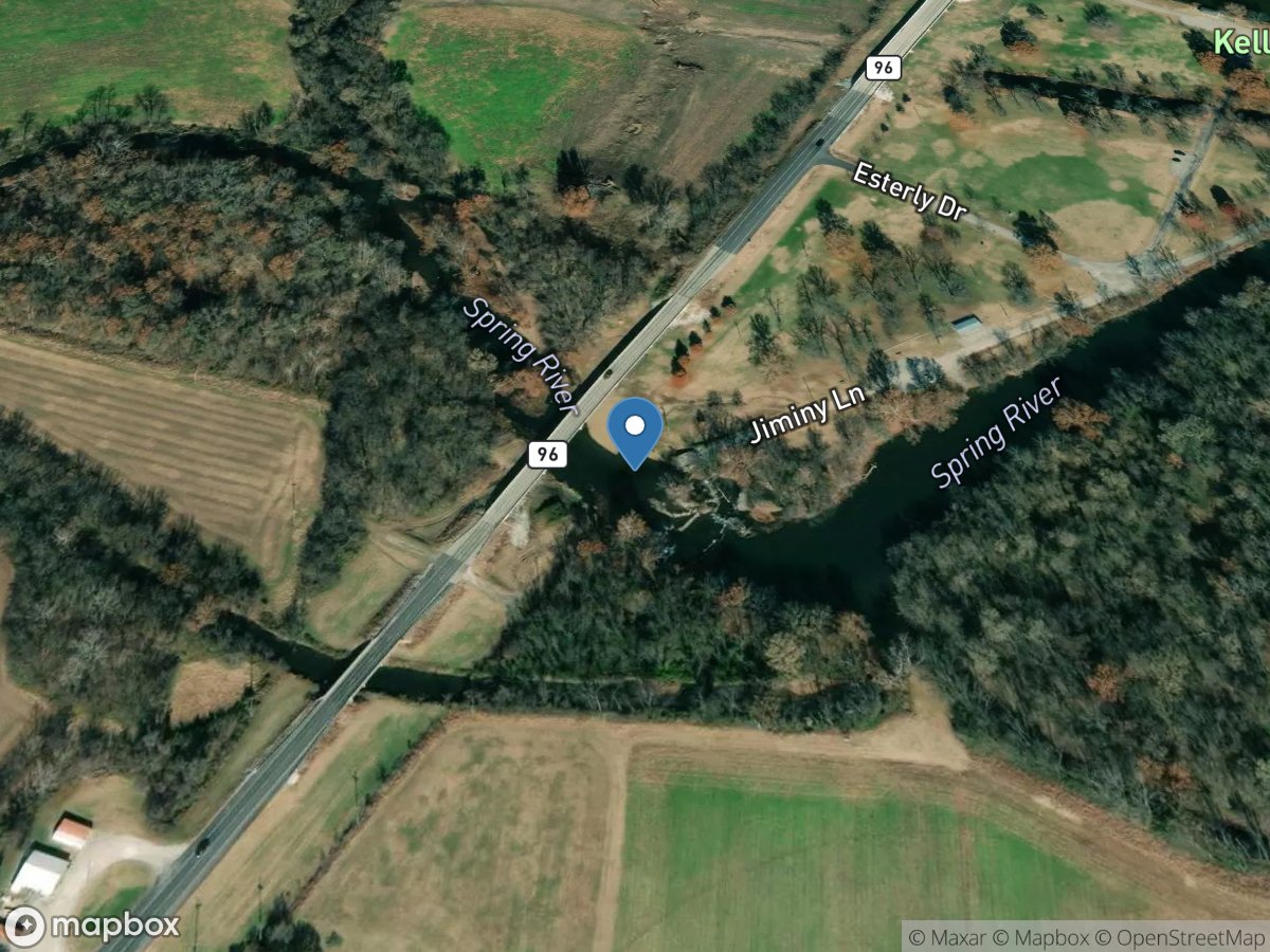 Spring River above Carthage, MO location