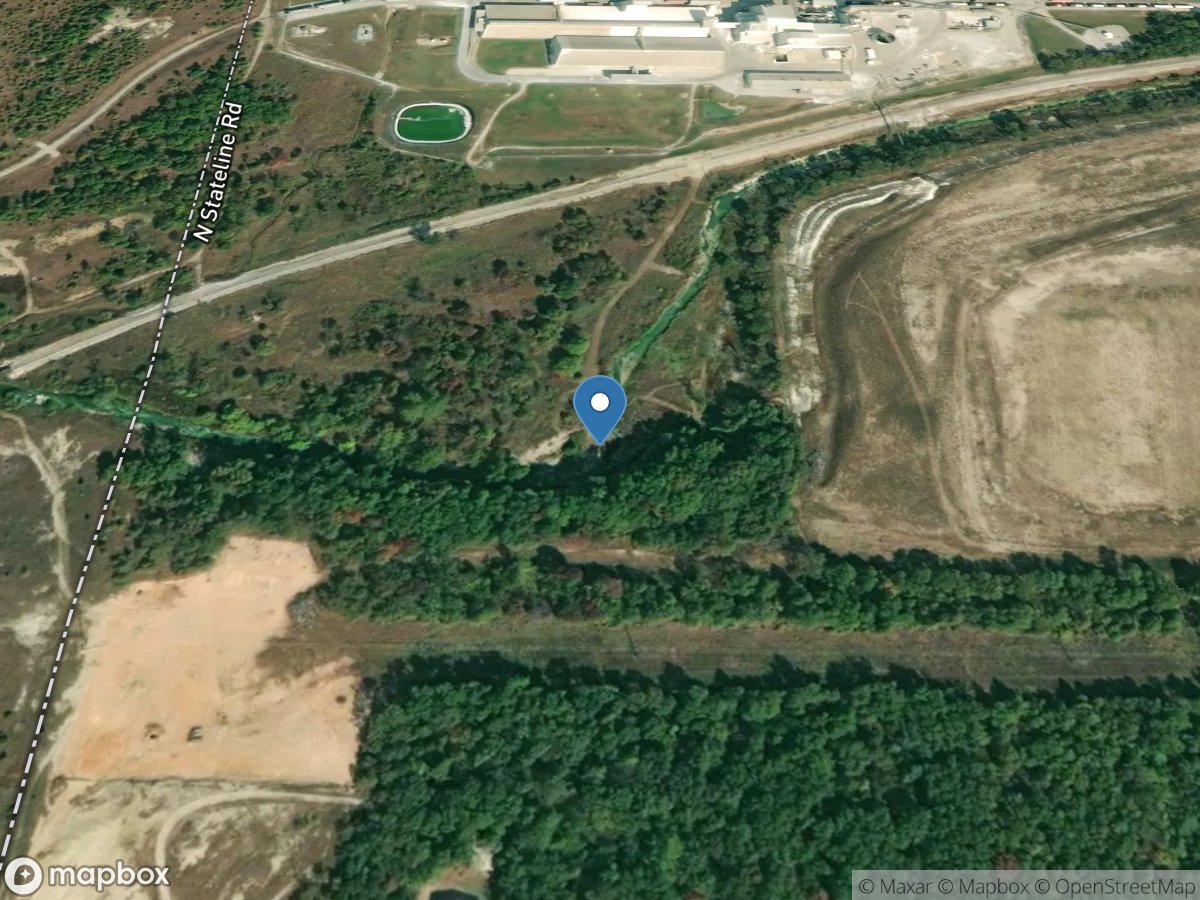 Short Creek near Galena, KS  (SC1) location