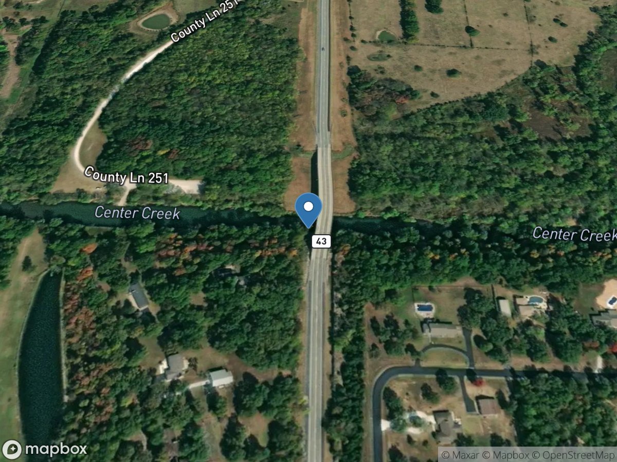 Center Creek near Airport Drive, MO (CC2) location