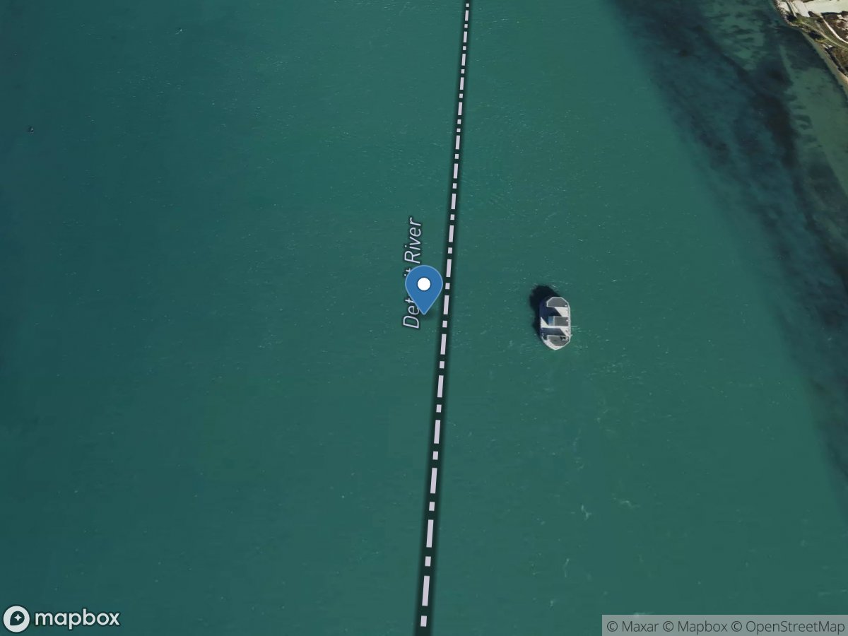 Detroit River at Southwest Water Intake near Grassy Island, MI location